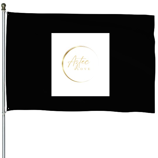 aztec love House Flags