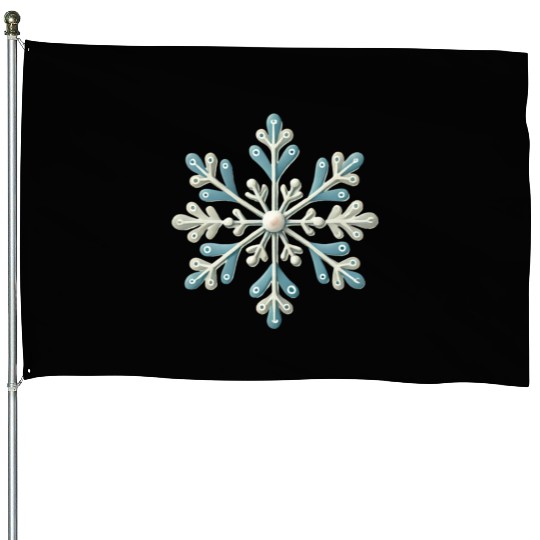 Merry Christmas, Christmas Vintage House Flags