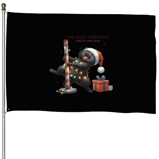 Merry Christmas, Christmas Vintage House Flags