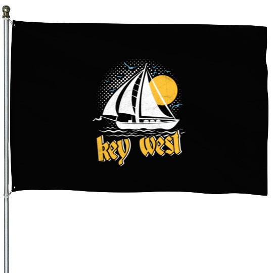 KEY-WEST FLORIDA Sunshine-State West Keys House Flags
