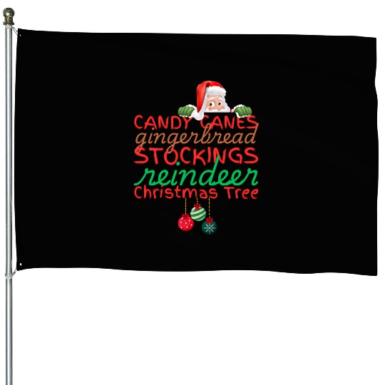 CANDY CANES House Flags