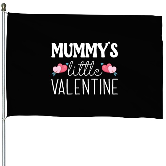 Mummys Little Valentine House Flags
