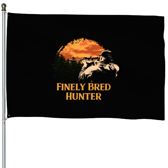 Finely Bred Hunter Wildlife Hunting Outdoor Animal House Flags
