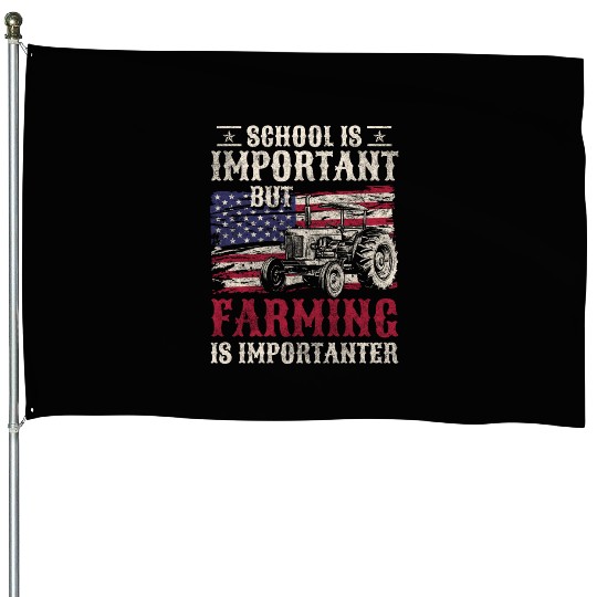 Farmer Field Important House Flags