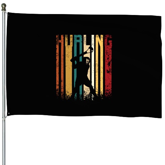 Retro Vintage Hurling House Flags