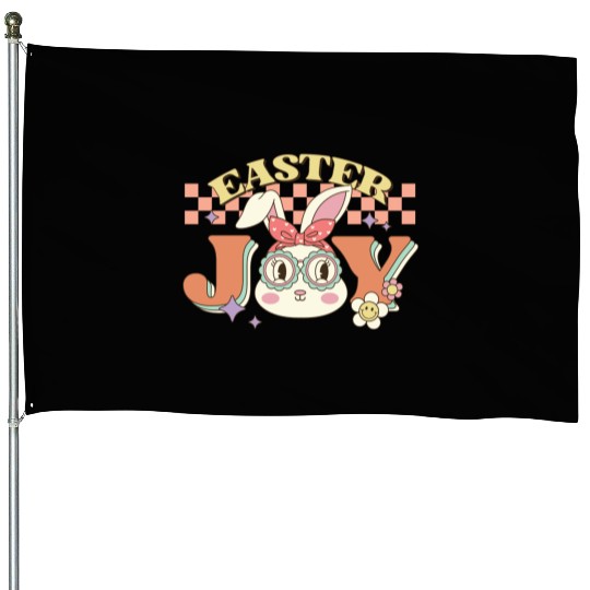 Happy Easter Day, Cute Easter House Flags