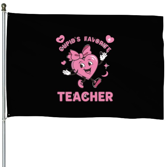 Valentine Day, Valentine Retro House Flags