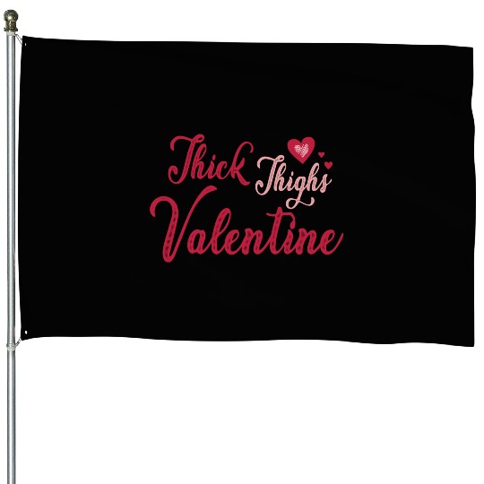 Valentine Day, Coquette Valentine House Flags