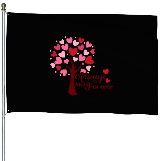 Valentines Day, Valentine Retro House Flags