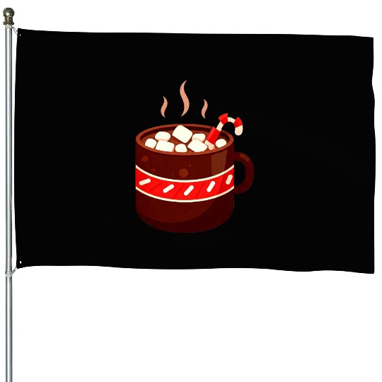 Cozy Hot Chocolate Mug Design House Flags