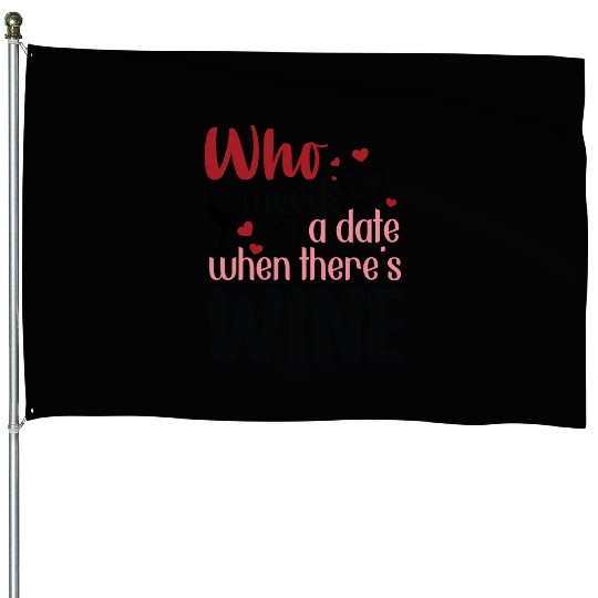 Valentines Day, Retro Valentine, Coquete Valentine House Flags