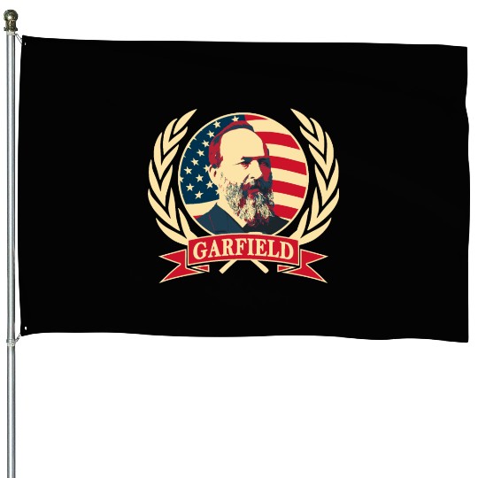 President James Abraham Garfield House Flags