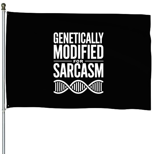 Sarcastic Genealogy DNA Test Genetics Biologist House Flags