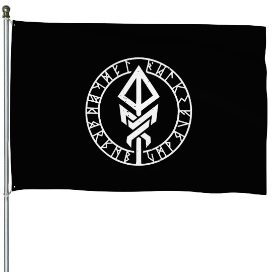 Asatru Valhalla Scandinavian Pride Norsemen Viking House Flags