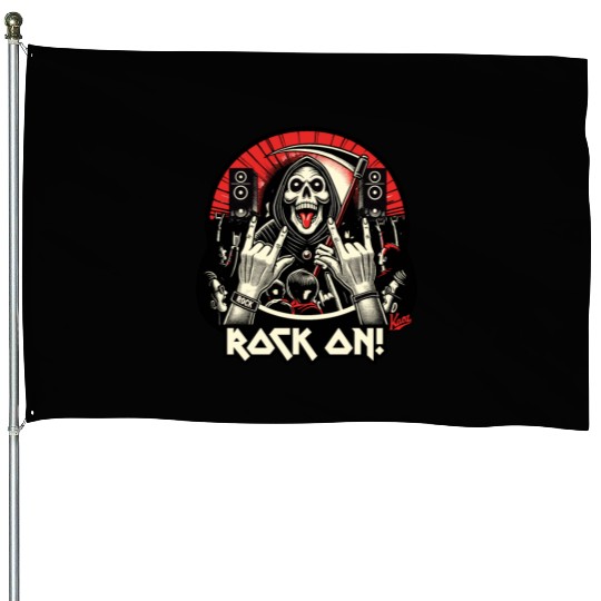 Reaper Rock Concert: Rock On House Flags