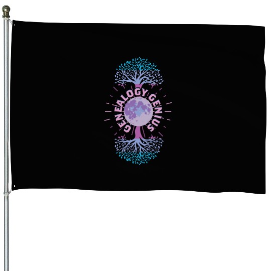 Genealogy Genealogist Ancestry House Flags