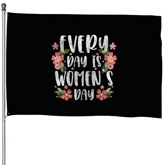 Women's Day Power Important Frida House Flags
