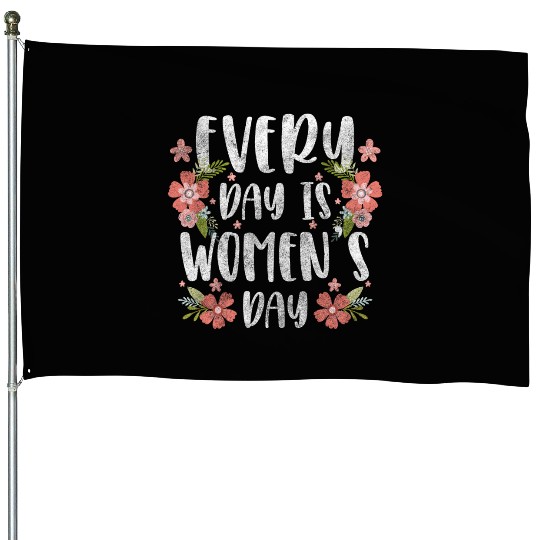 Women's Day Power Important Frida House Flags