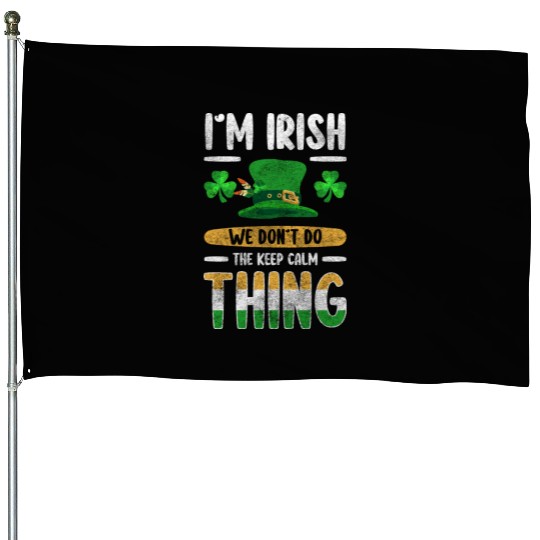 Ireland Vacation Ready Traveler St. Patrick House Flags