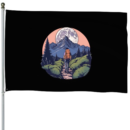 Nature's Journey: Adventure, Travel & Exploration House Flags
