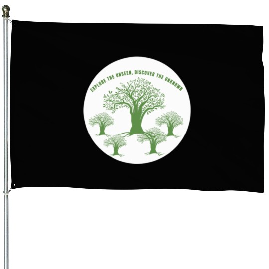 Green Tree Environmentalism Advocacy House Flags