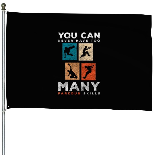 Freerunner Extreme Sport Underground Adventure House Flags