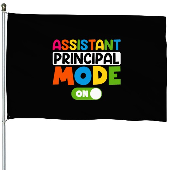 Assistant Principal Mode On 100 days of school House Flags