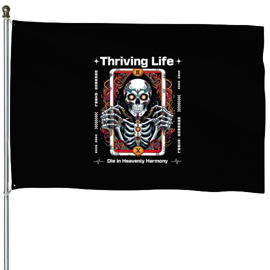 Thriving Life House Flags