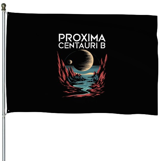 Exoplanet Universe Space Astronomer Astronomy House Flags