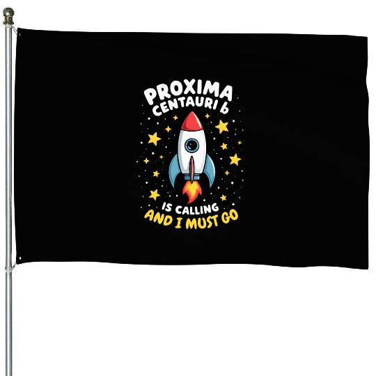 Exoplanet Universe Space Astronomer Astronomy House Flags