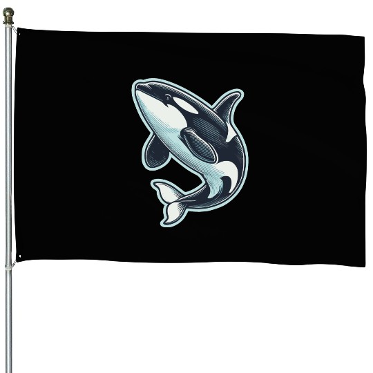 Orca House Flags