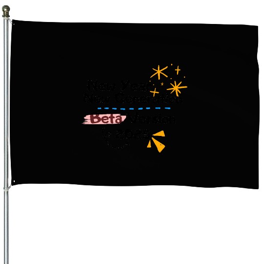 Newborn Gift New Year New Generation Beta 2025 House Flags
