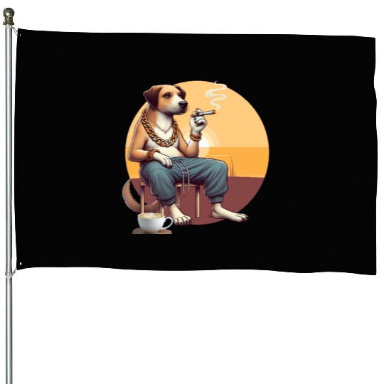 The Gangster Dog House Flags