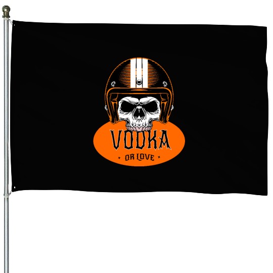 v is for vodka valentines VODKA RIDER House Flags