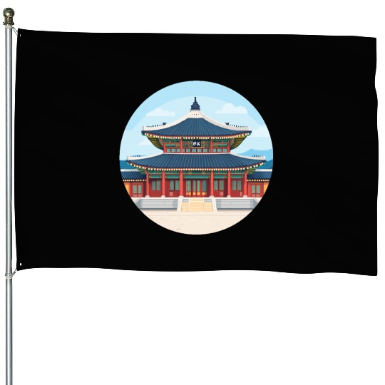 Old school Chinese kung fu House Flags