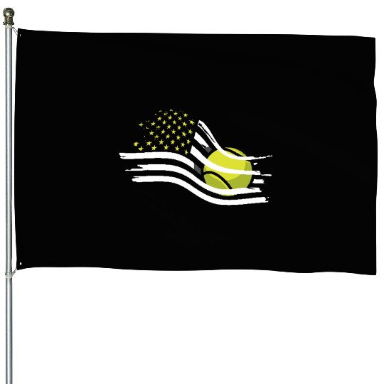 American Flag Tennis Passion Design House Flags