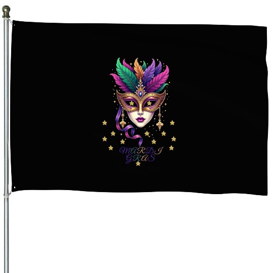Madri Gras , mardi gras new orleans House Flags