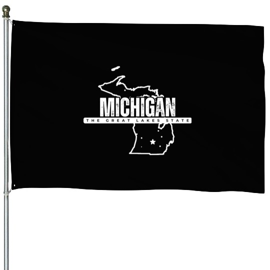 MICHIGAN THE GREAT LAKES STATE SAILING STRONG IN T House Flags
