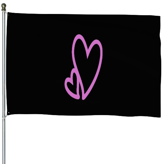 Valentines Day House Flags