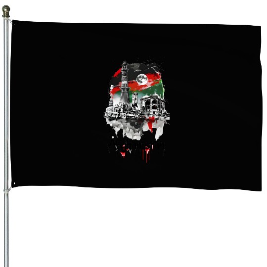 Kabul Store Afghanistan Urban View House Flags