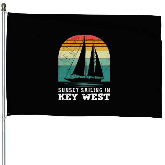 Florida SUNSET SAILING IN KEY-WEST House Flags