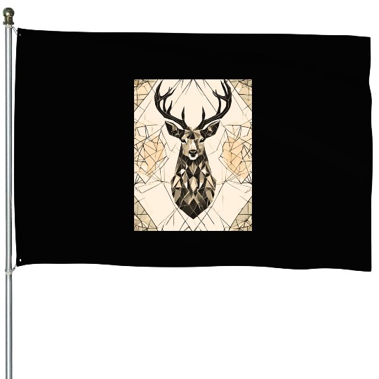 Deer House Flags