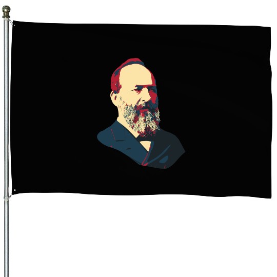 President James Abraham Garfield House Flags