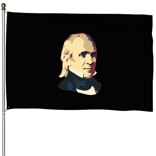 President James K Polk House Flags