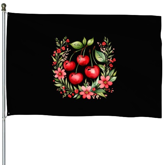 I love cherry House Flags