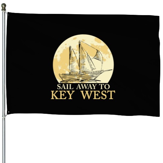 Florida Keys SAIL AWAY TO KEY-WEST Sailing Outfit House Flags