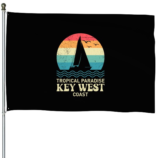 Florida TROPICAL PARADISE KEY-WEST COAST House Flags