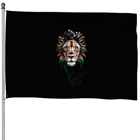 Afghanistan Lion House Flags