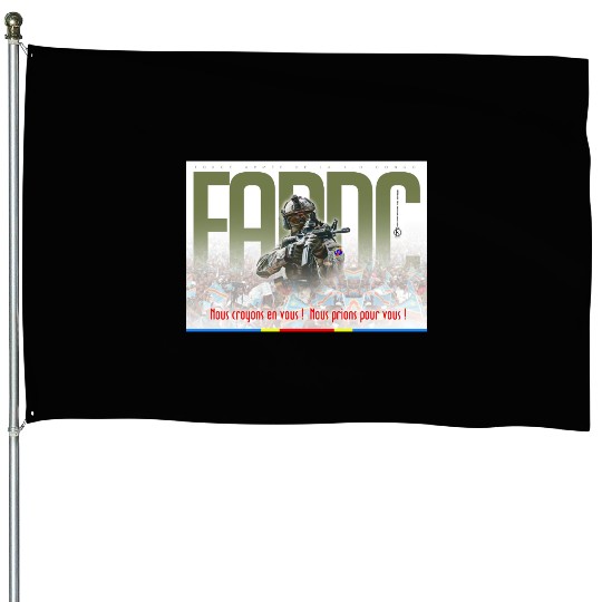 Support to the Armed Forces of DR Congo House Flags