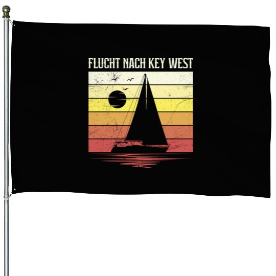 Florida ESCAPE TO KEY-WEST Sailing Florida House Flags